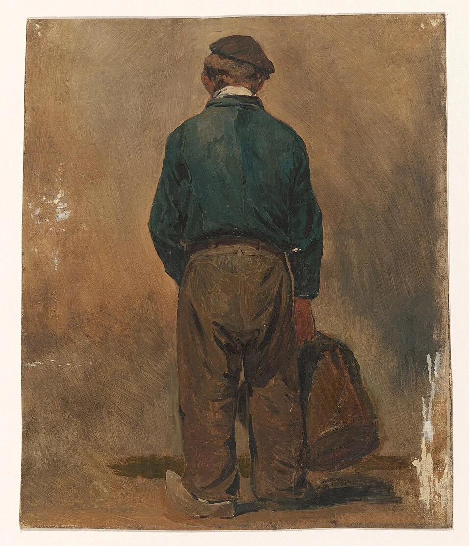Pescatore con cesto, visto da dietro - Rijksmuseum Amsterdam